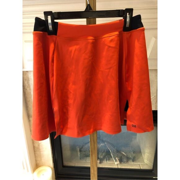 Splits59 Women’s Orange and Navy Blue Short Skort Size M - Picture 1 of 6